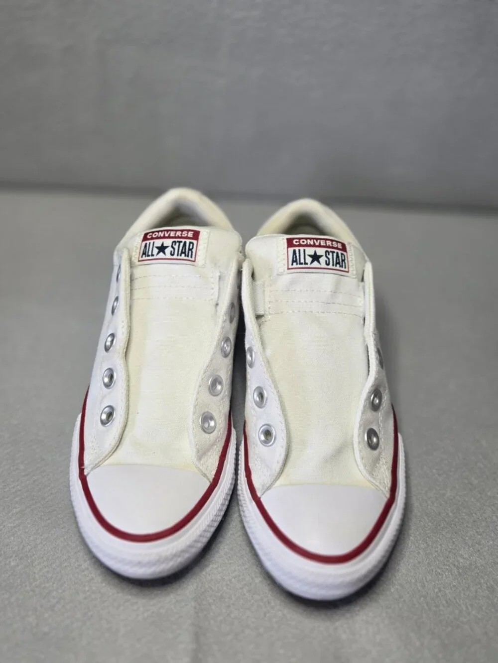 Converse Youth All Star White Sneakers Size 2